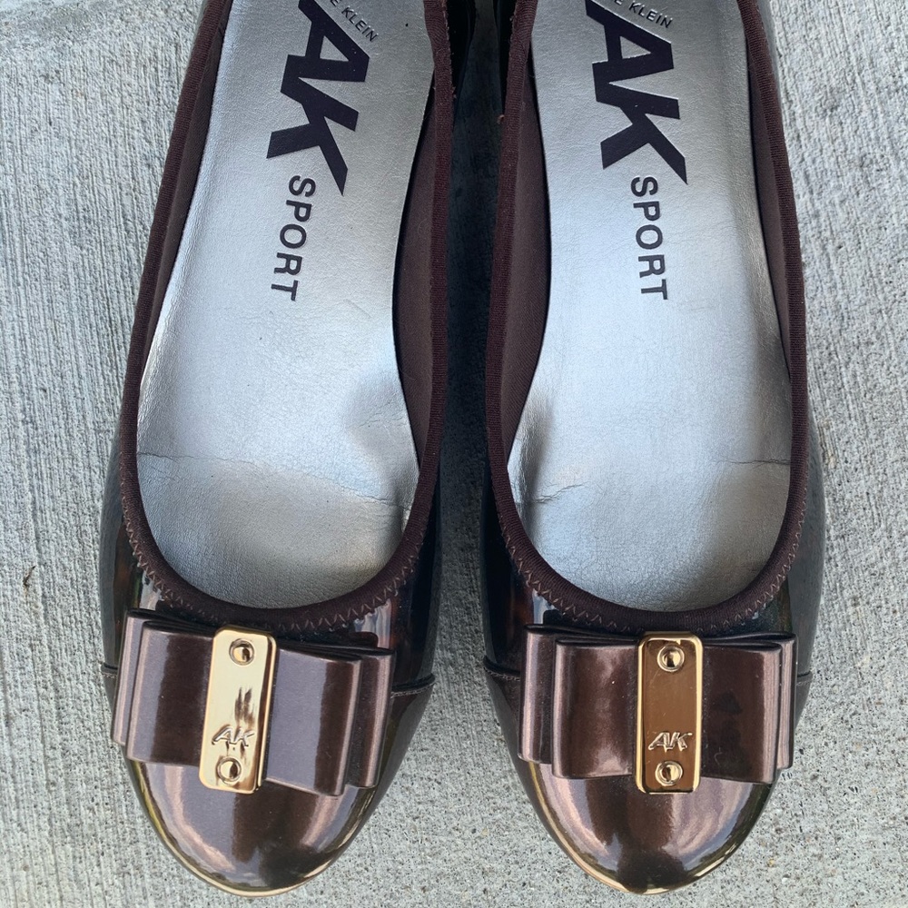 Anne Klein Sport Tortoise Ballet Flats Size 6.5